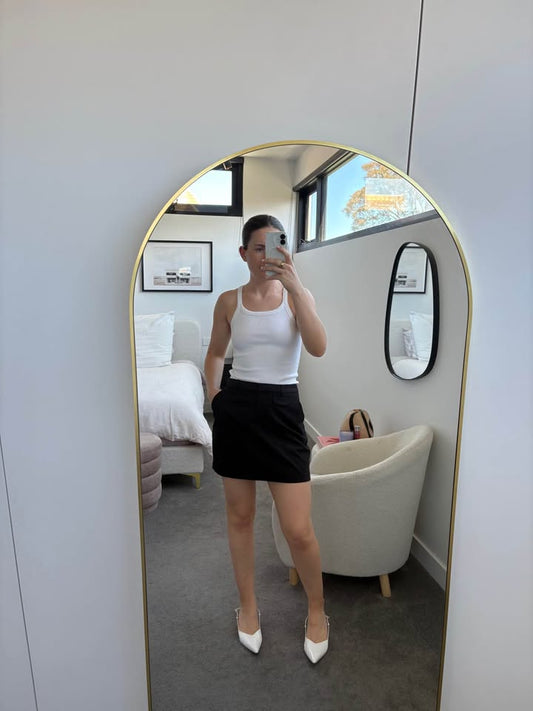 Nude Lucy Mini Skirt - size small