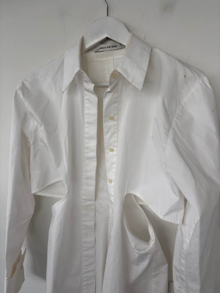 Camilla and Marc Shirt Mini Dress - size 8