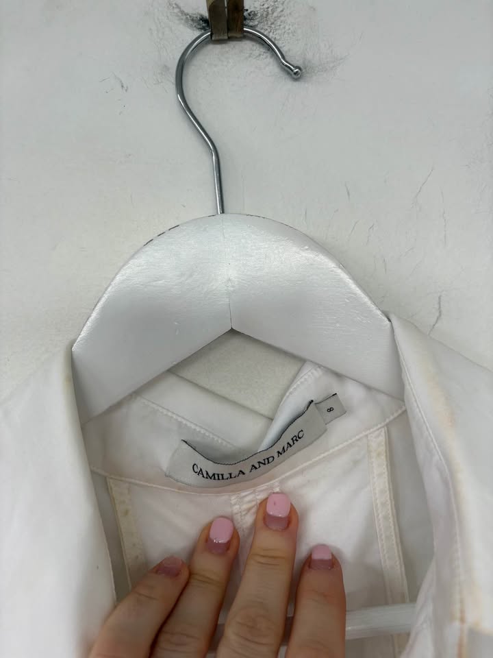 Camilla and Marc Shirt Mini Dress - size 8