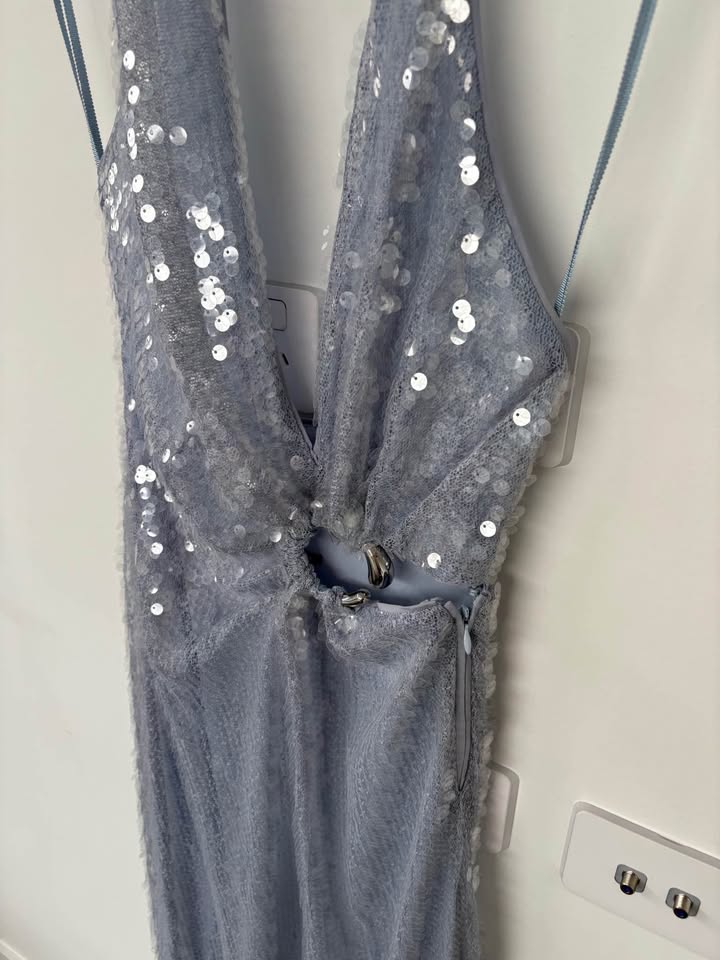 MISHA Sequin Maxi Dress - size small