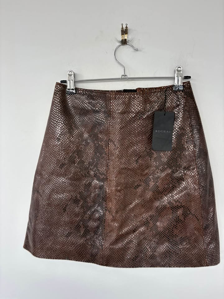 KOOKAI Leather Skirt - size 36 BNWT