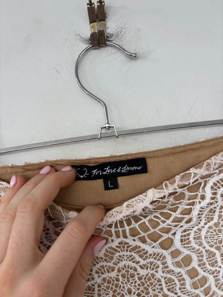 For love and lemons skirt - size large