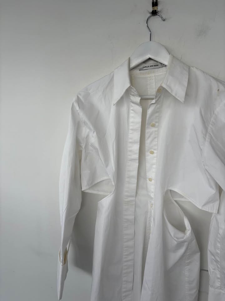 Camilla and Marc Shirt Mini Dress - size 8