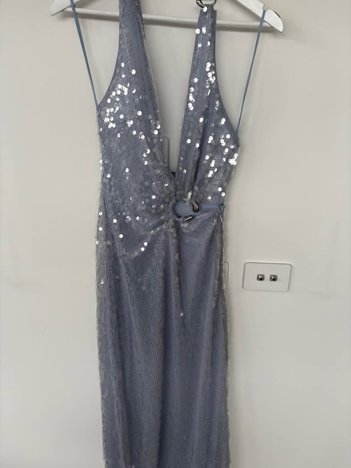 MISHA Sequin Maxi Dress - size small