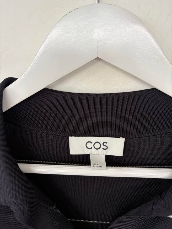 Cos Knit Polo Top - size medium