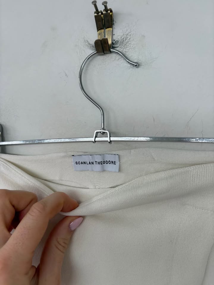 Scanlan Theodore Crepe Knit Skirt - size xs
