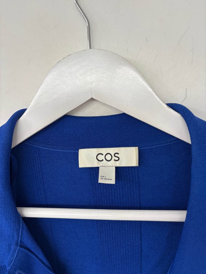 Cos Knit Polo - size large