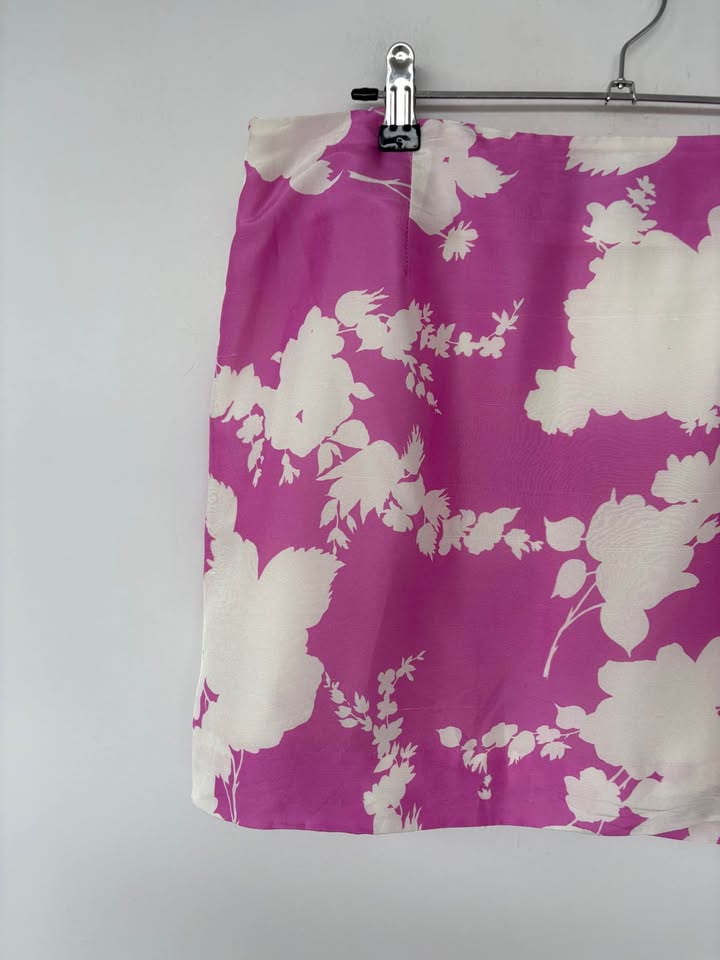 Oroton Silk Skirt - size 14