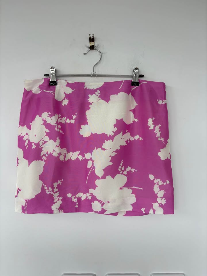 Oroton Silk Skirt - size 14