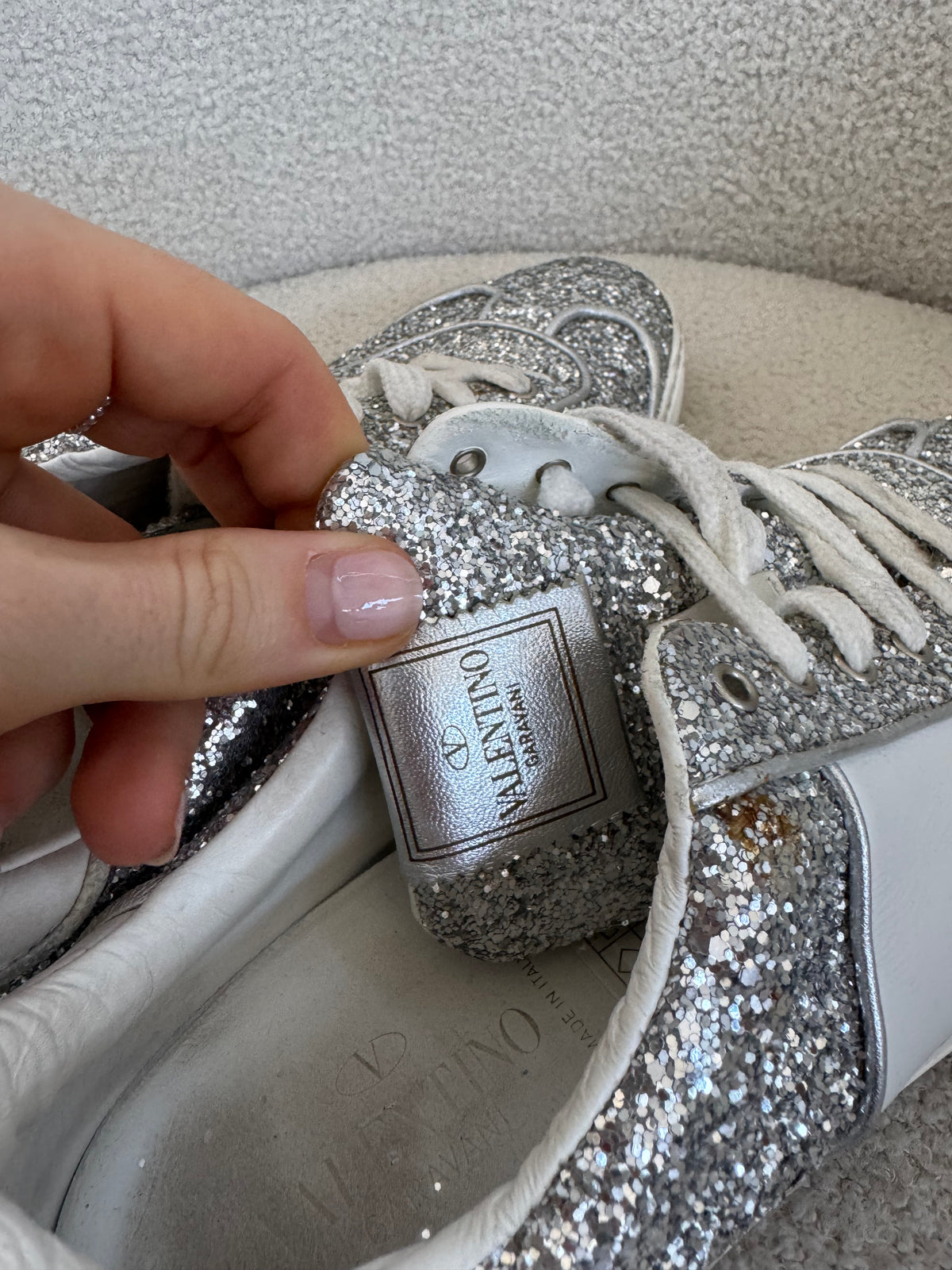 Valentino Sparkly Runner - size 40
