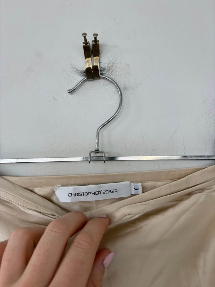 Christopher Esber Silk Skirt - size 6