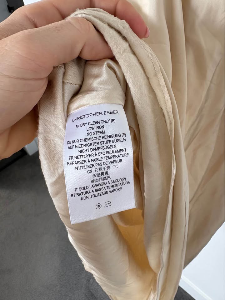 Christopher Esber Silk Skirt - size 6