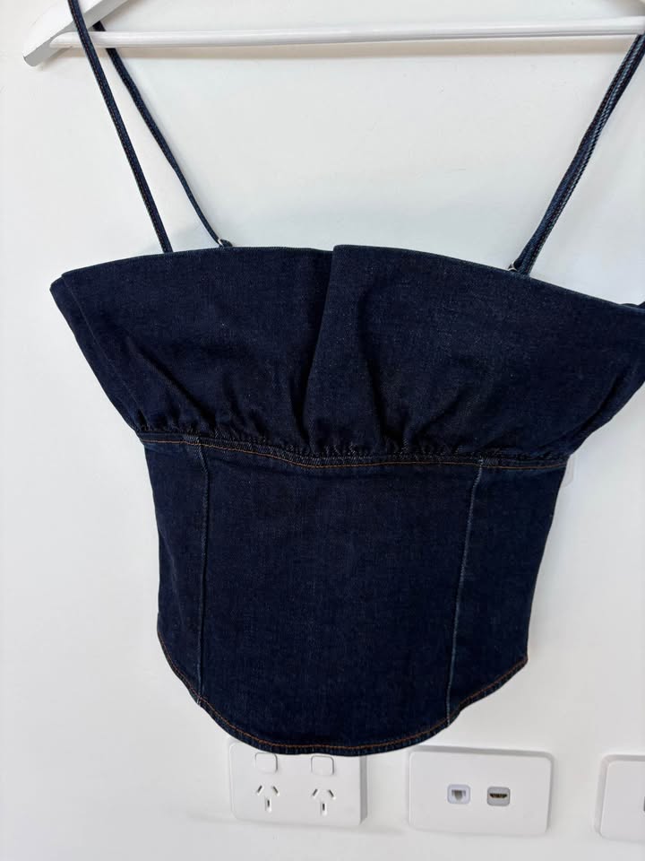 Meshki Denim Set - size XS/XXS