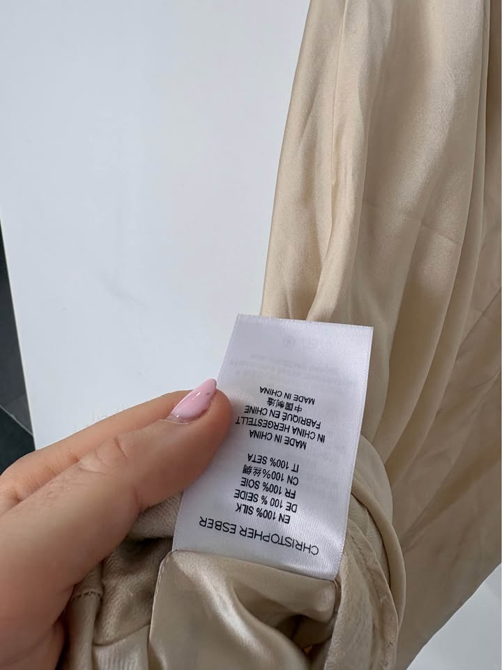 Christopher Esber Silk Skirt - size 6