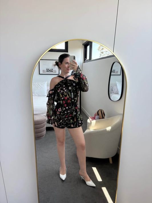Alexis Floral Playsuit - size xs