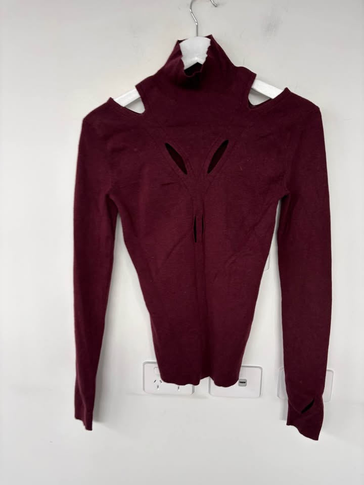 Dion Lee Maroon Set - size 8/S