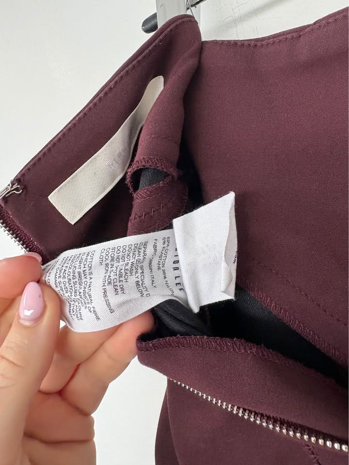Dion Lee Maroon Set - size 8/S