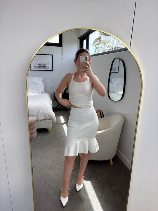 Scanlan Theodore Crepe Knit Skirt - size medium