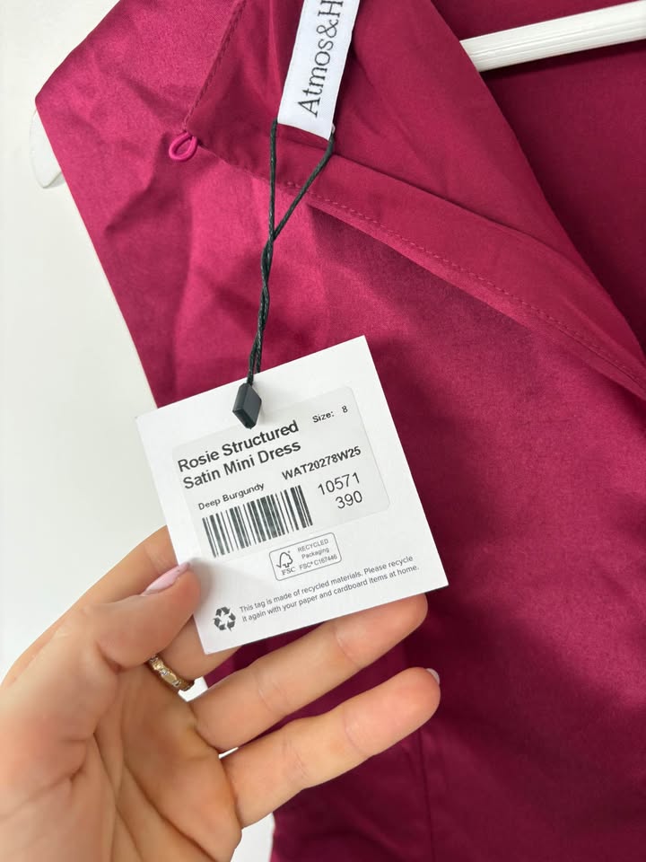 Atmos & Here Mini Dress - size 8 BNWT