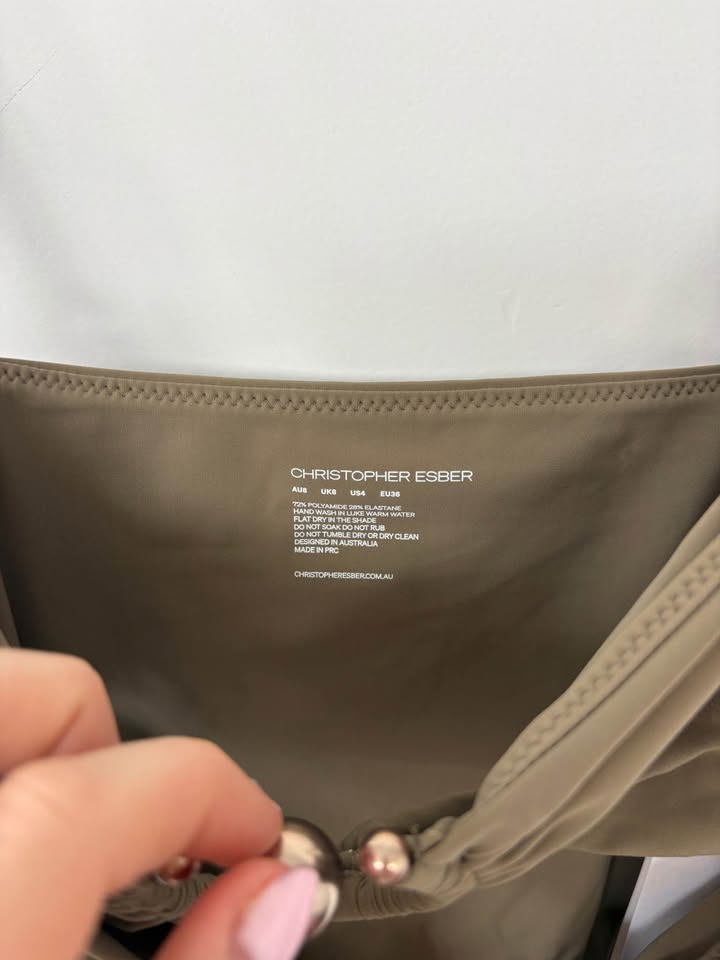 Christopher Esber Maxi Dress - size 8 BNWT