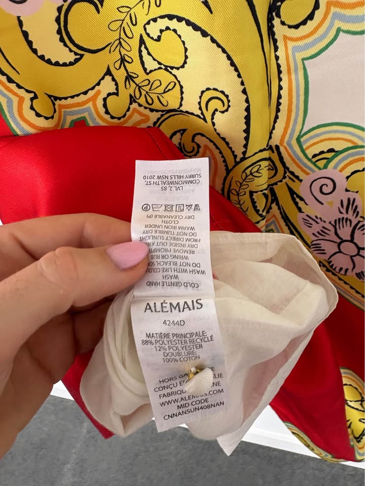 Alemais Mini Dress - size 8