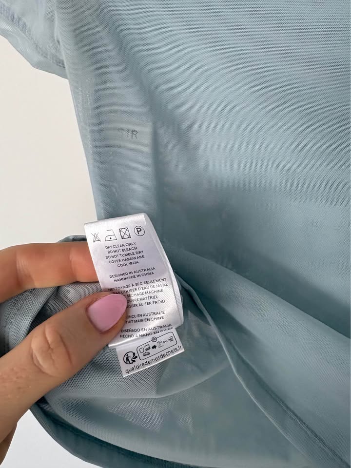 Sir the label mesh tee - size 0