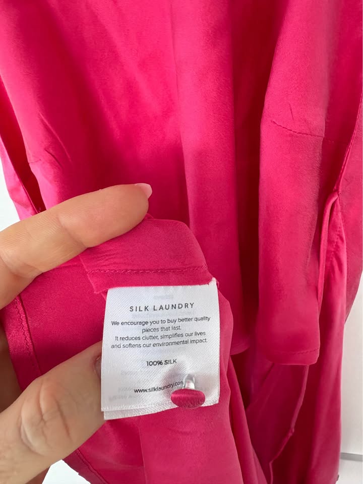 Silk Laundry Silk Dress - size small