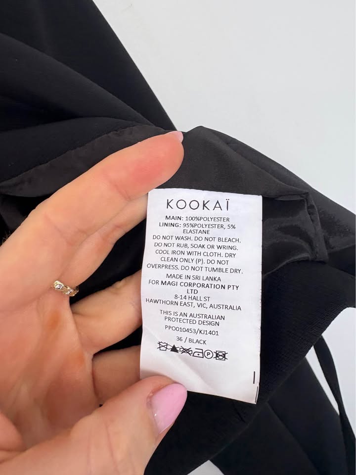 Kookai Cropped Blazer Top - size 36