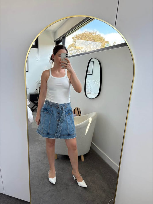 AJE Denim Skirt - size 14