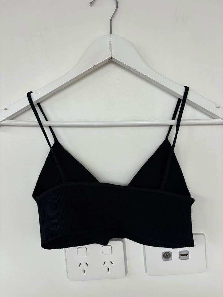 Scanlan Theodore Crepe Bralette - size small