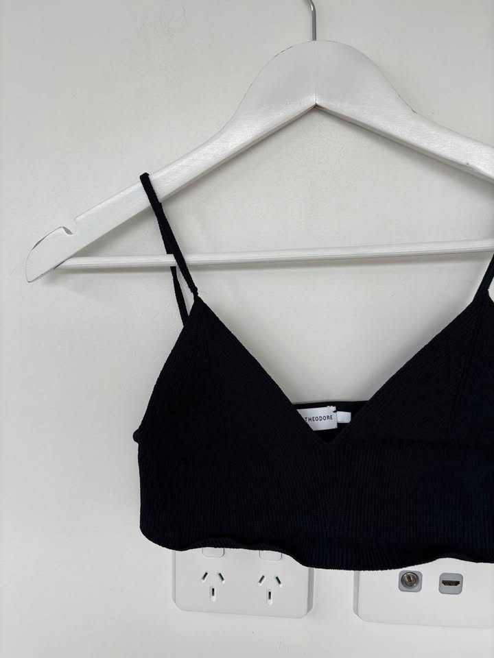 Scanlan Theodore Crepe Bralette - size small
