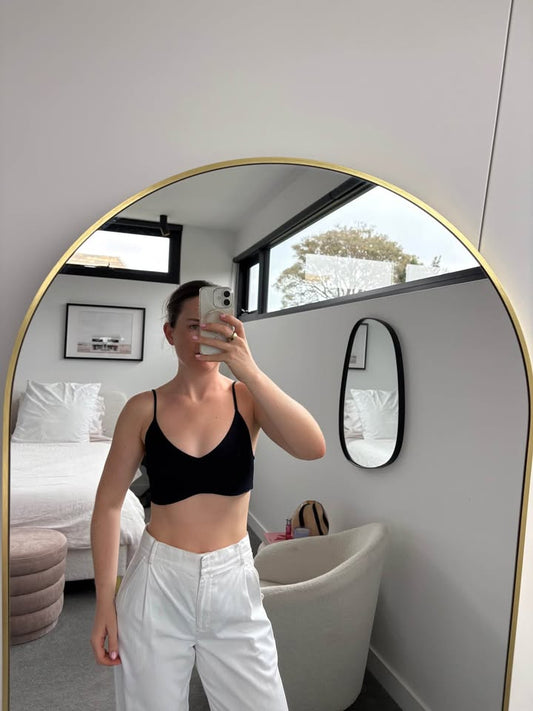 Scanlan Theodore Crepe Bralette - size small