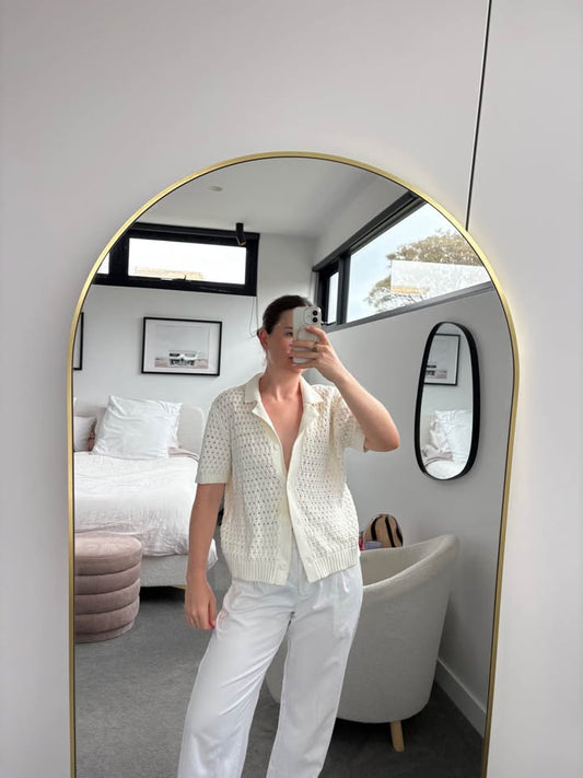 Feather & Noise Top - size SM