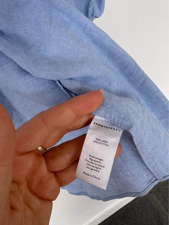 Sportscraft Linen Shirt - size 10
