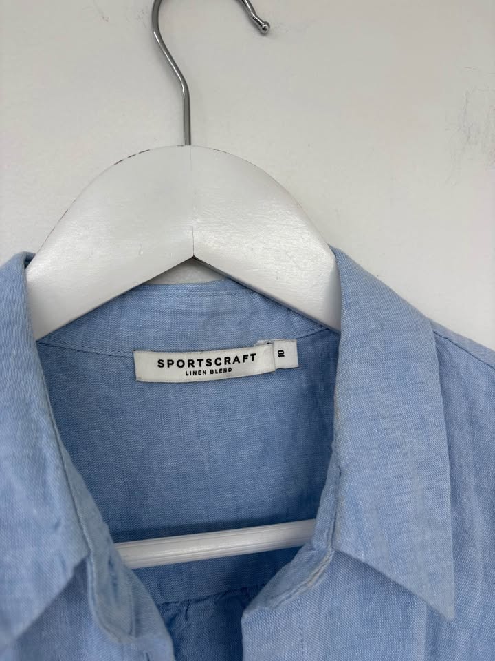 Sportscraft Linen Shirt - size 10