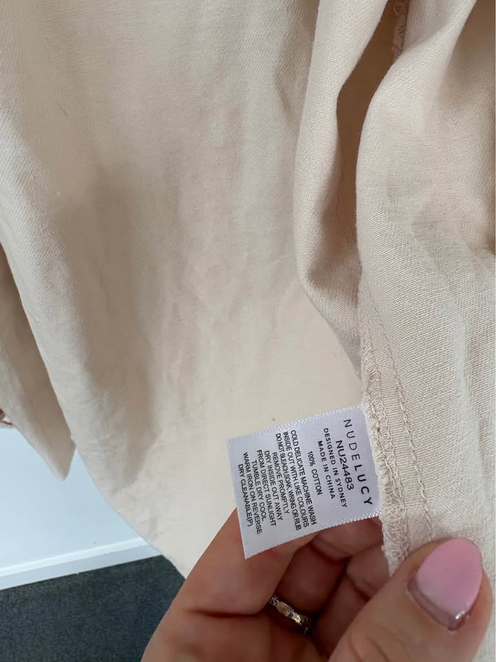 Nude Lucy Shacket - size large