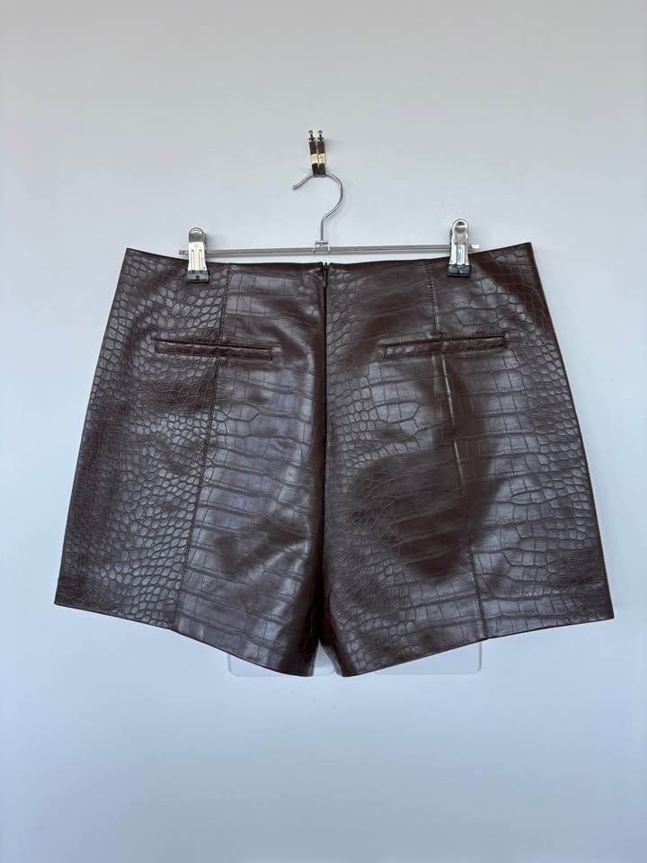 Lamarque Faux Leather Brown Set - size medium