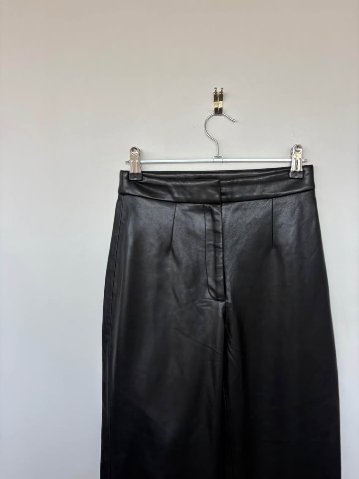 Kookai Faux Leather Pant - size 6