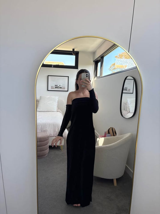 7th and York Velvet Maxi - size small
