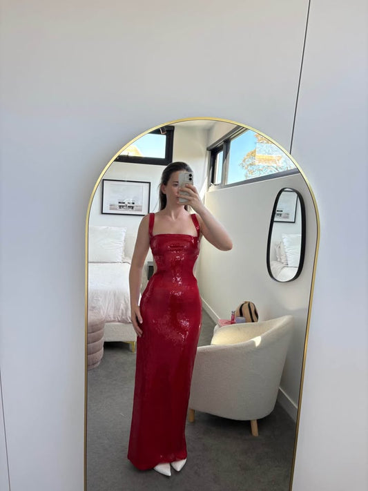Meshki Sequin Maxi Dress - size small