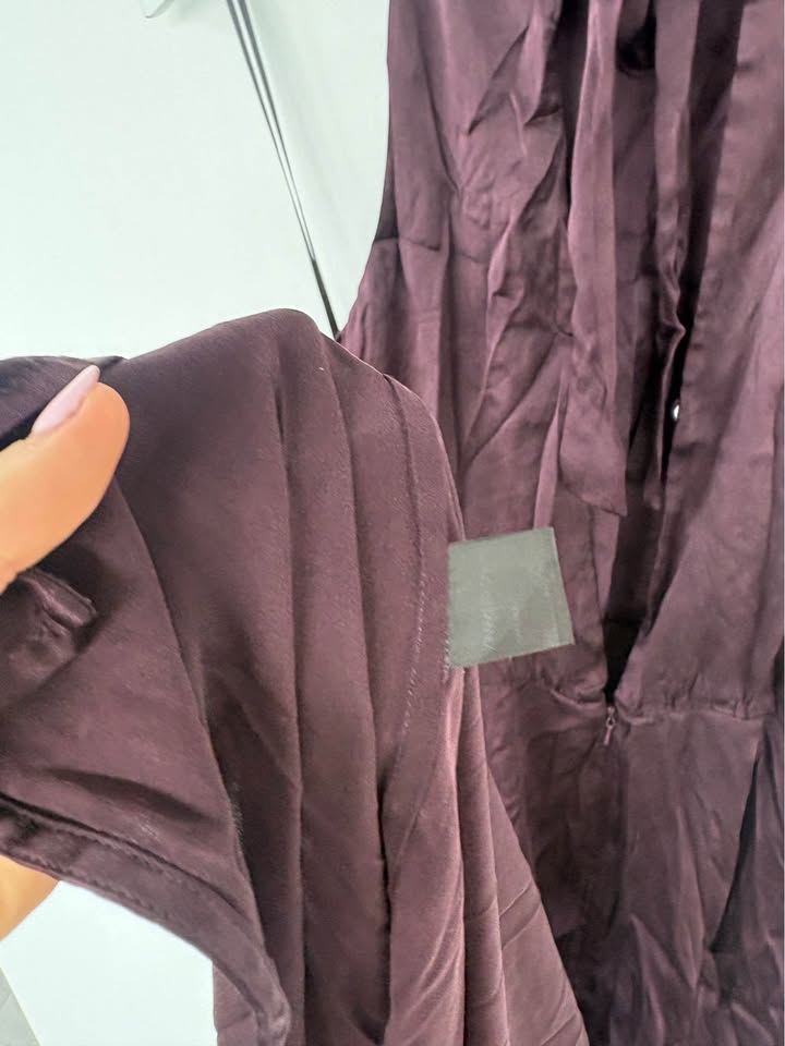 Zimmermann Plum Maxi Dress Silk - size 1