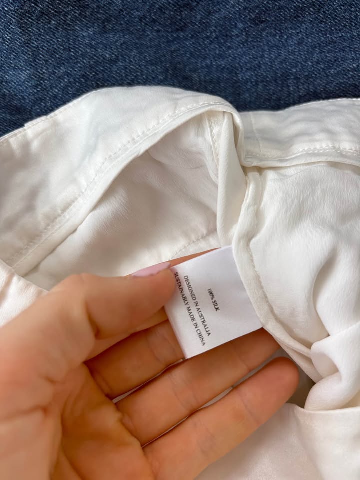 Maison Essentials Silk Pants - size medium