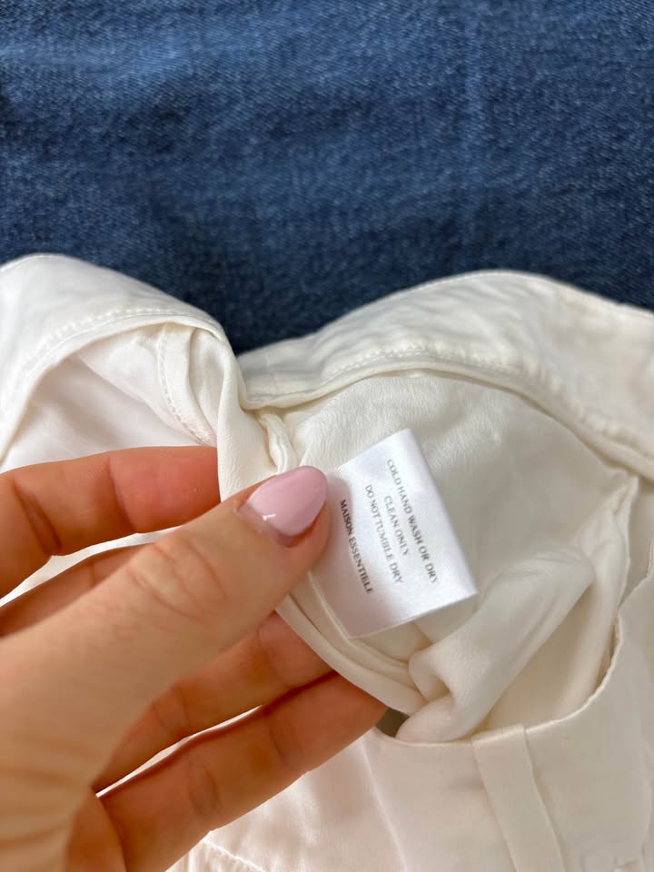 Maison Essentials Silk Pants - size medium