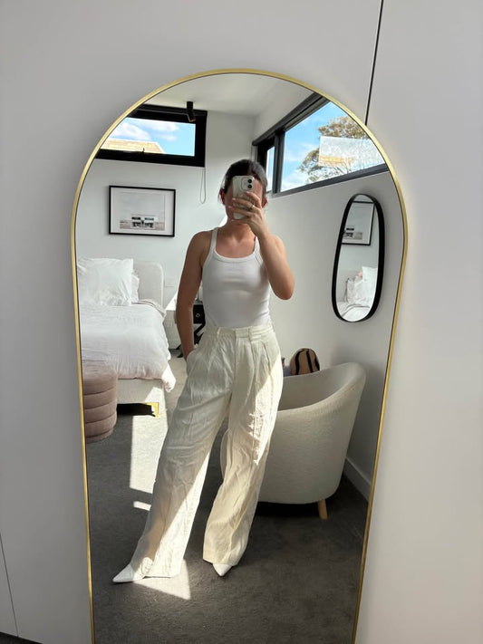 Oroton Linen Pants - size 8