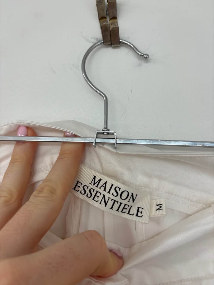 Maison Essentials Silk Pants - size medium