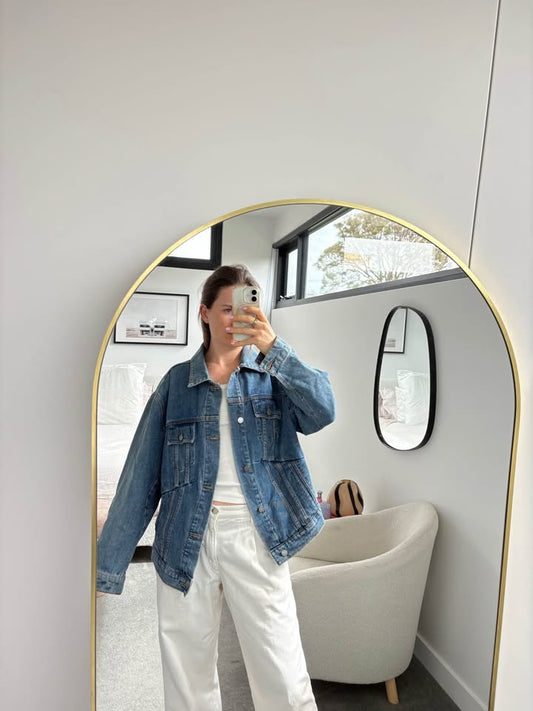 Cmeo Collective Denim Jacket - size medium