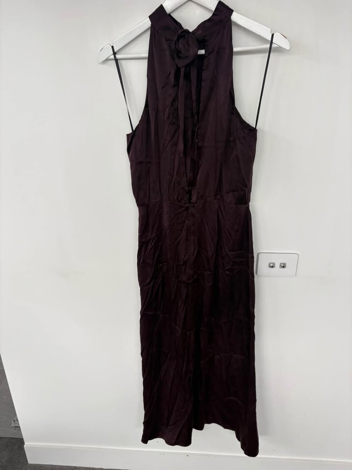 Zimmermann Plum Maxi Dress Silk - size 1