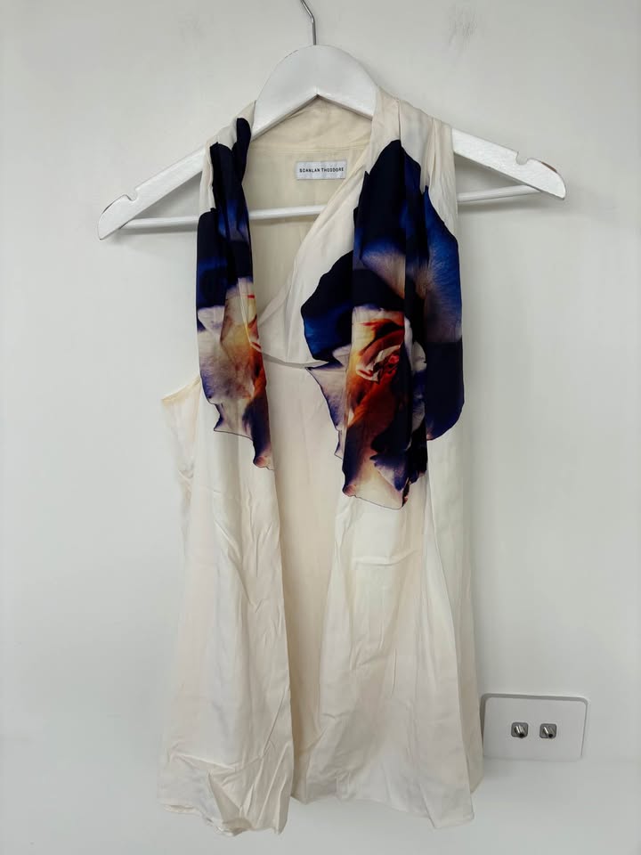 Scanlan Theodore Silk Cami - size 10