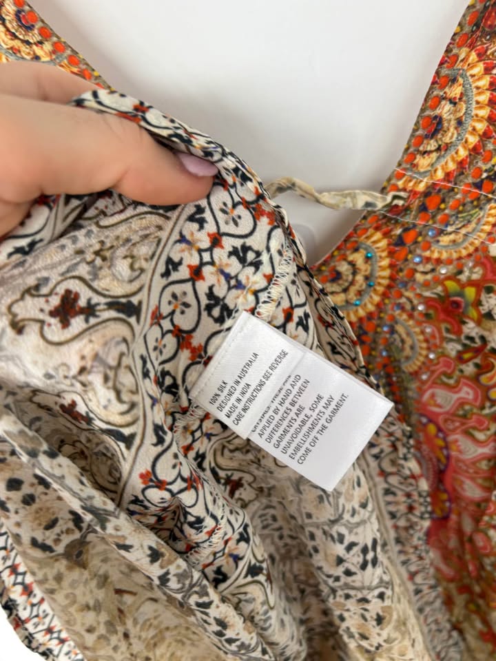 Camilla Silk Mini Dress - one size