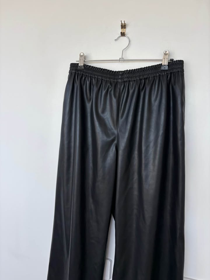 Elka Collective Faux Leather Pants - size 8
